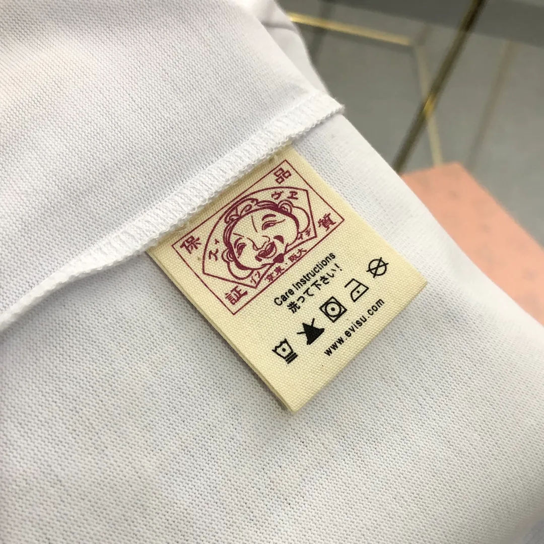 EVISU 2024New Arrival M T : White Size ：S～XXL S 44 96 68 100-120 M 46 102 70 120-140 L 48 108 72 140-160 XL 50 116 74 160-180 XXL 52 122 76 180